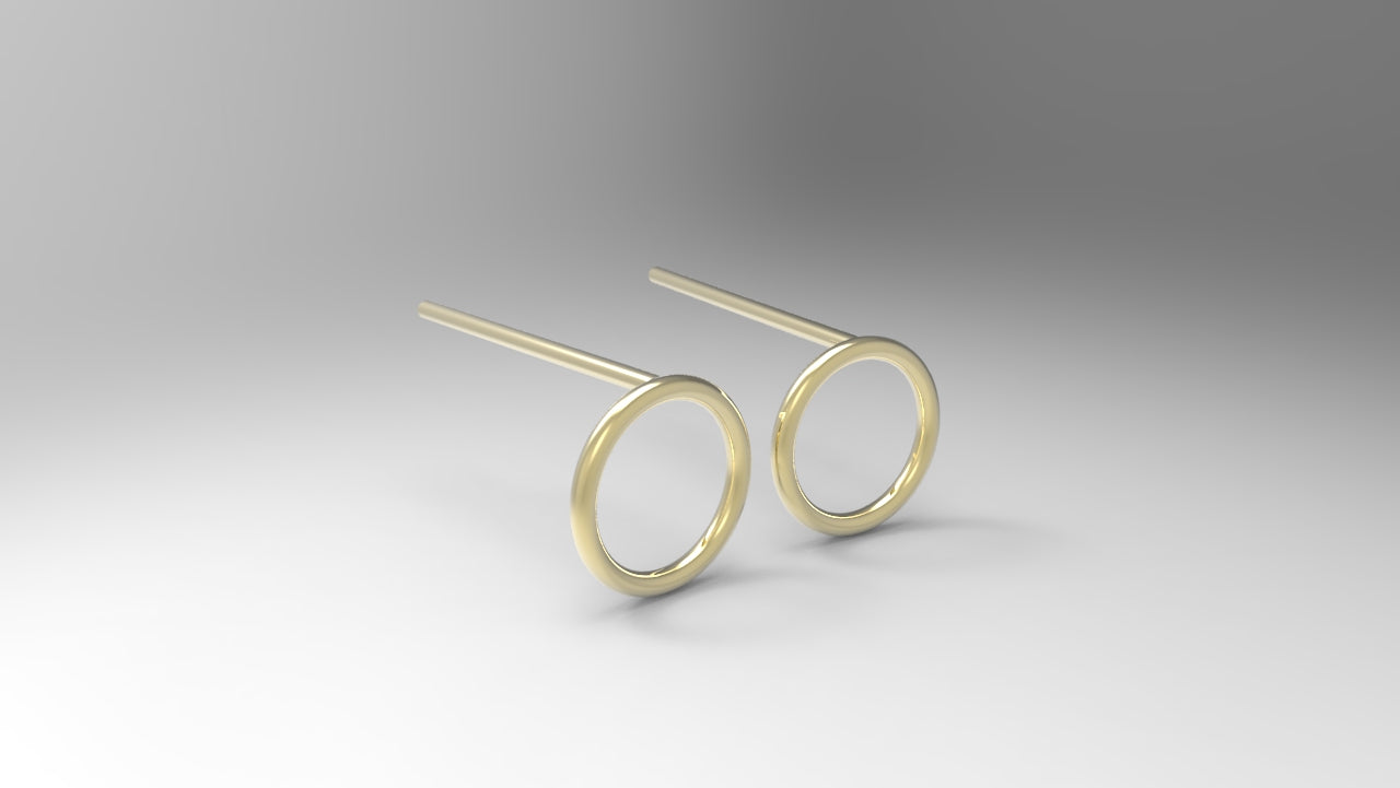 Circle earrings