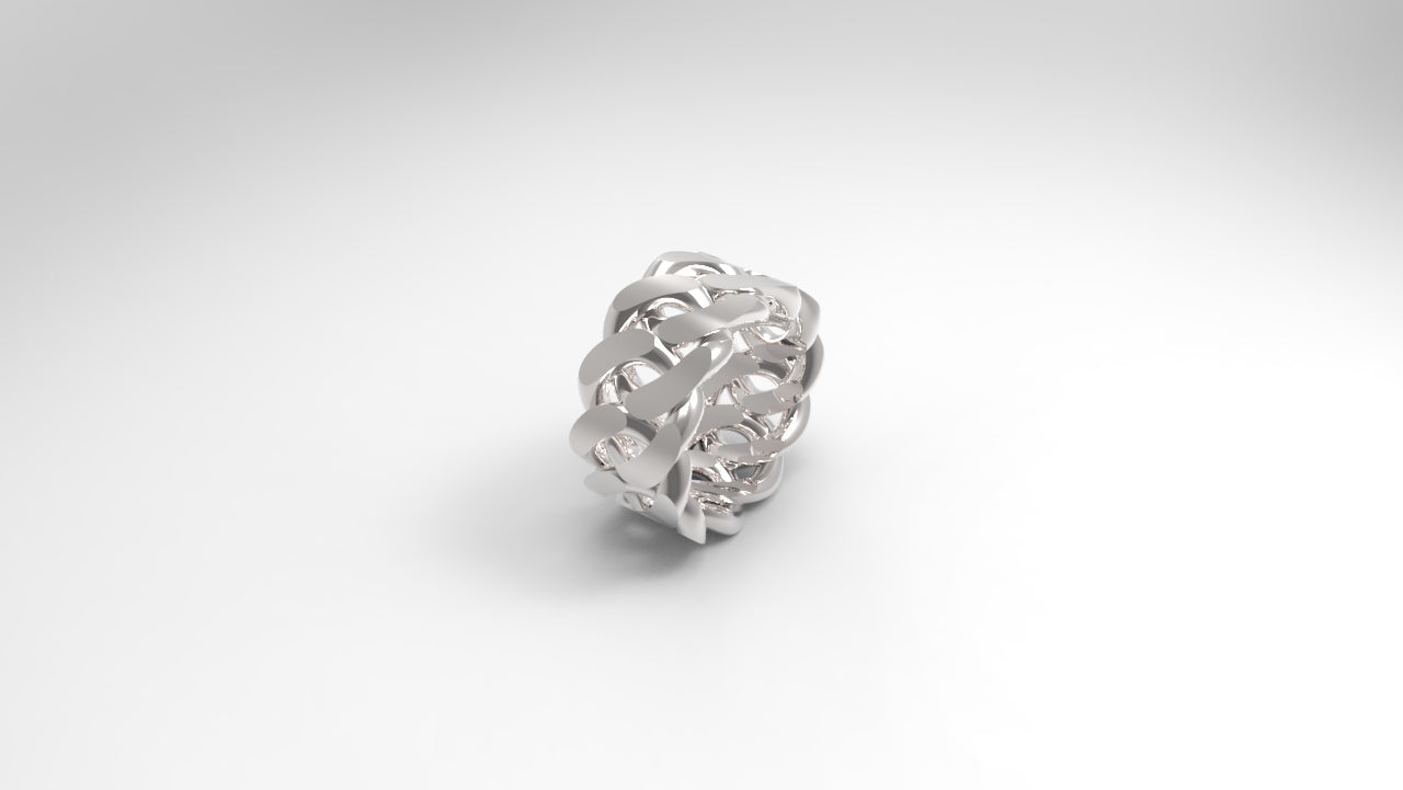 Cuban link ring