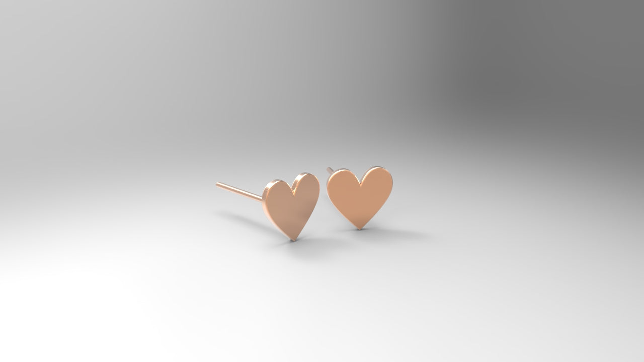 Heart earrings