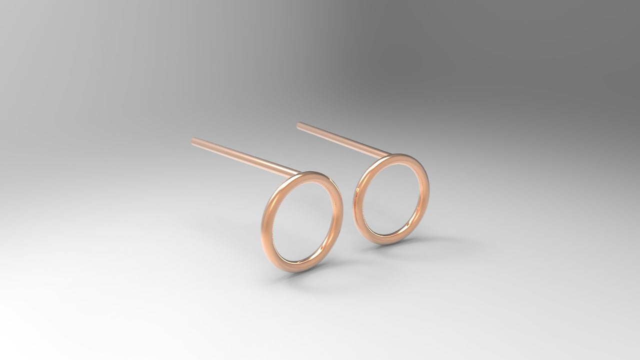 Circle earrings