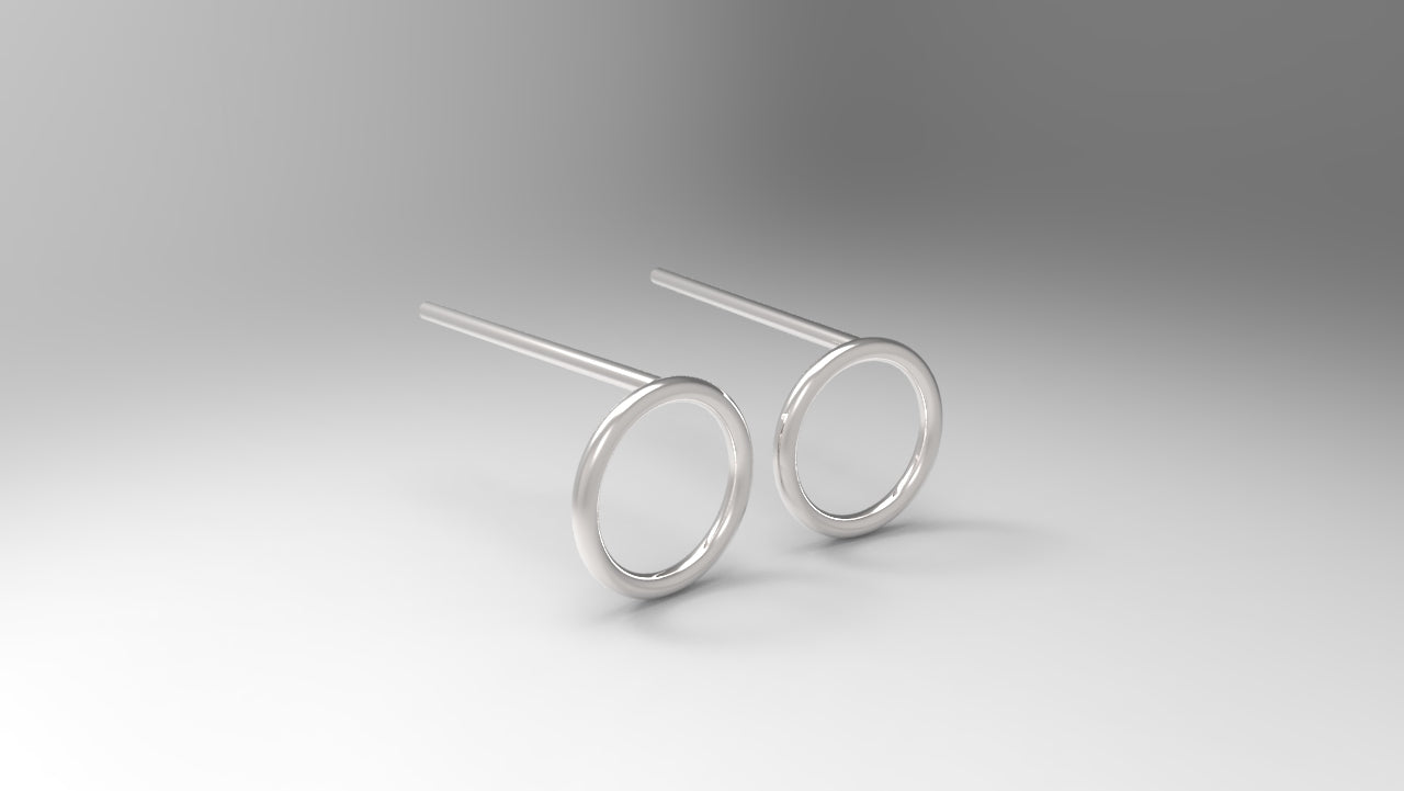 Circle earrings